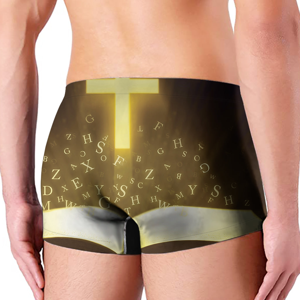 Christian Holy Bible Print Men's Boxer Briefs