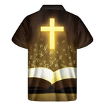 Christian Holy Bible Print Men's Short Sleeve Shirt