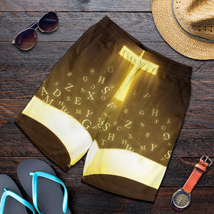 Christian Holy Bible Print Men's Shorts