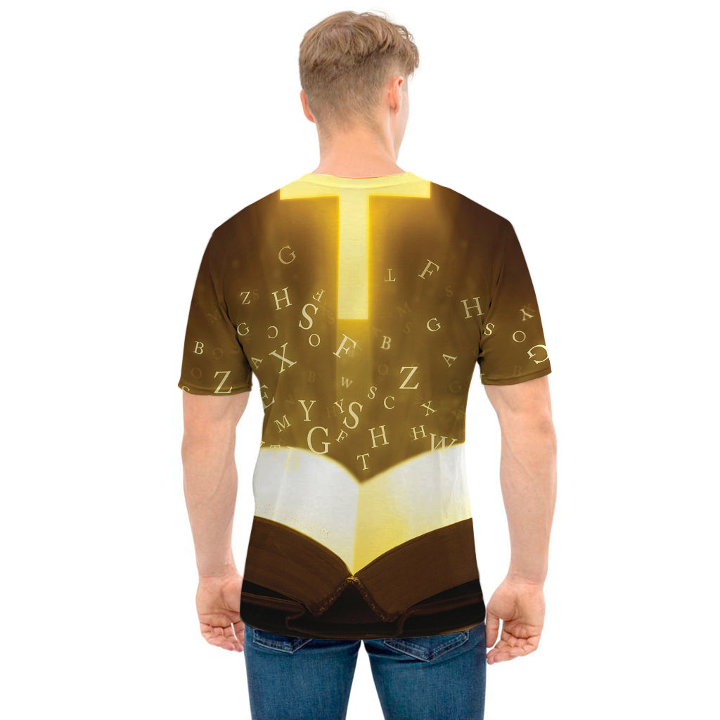 Christian Holy Bible Print Men's T-Shirt