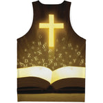 Christian Holy Bible Print Men's Tank Top