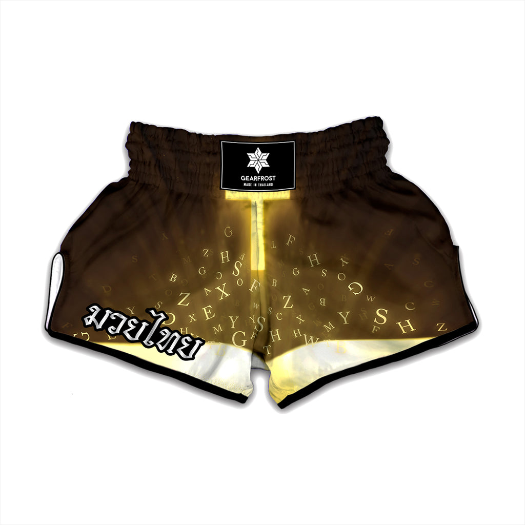 Christian Holy Bible Print Muay Thai Boxing Shorts