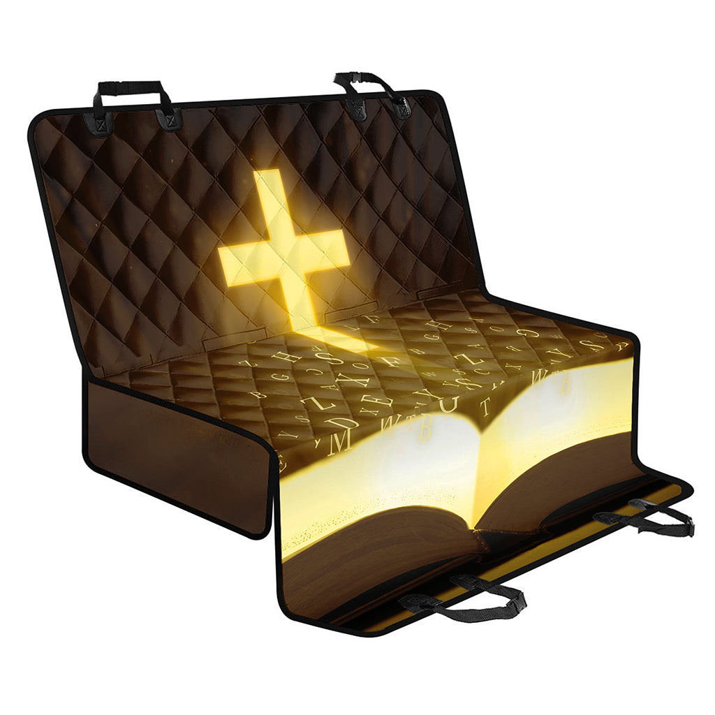 Christian Holy Bible Print Pet Car Back Seat Cover