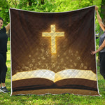 Christian Holy Bible Print Quilt