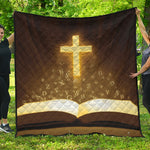 Christian Holy Bible Print Quilt