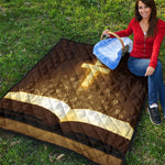 Christian Holy Bible Print Quilt