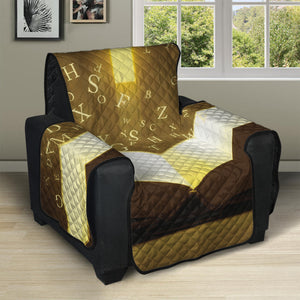 Christian Holy Bible Print Recliner Protector