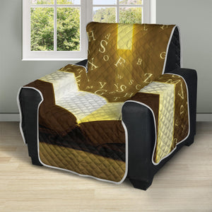 Christian Holy Bible Print Recliner Protector