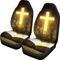 Christian Holy Bible Print Universal Fit Car Seat Covers