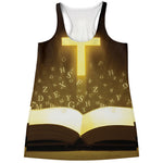 Christian Holy Bible Print Women's Racerback Tank Top