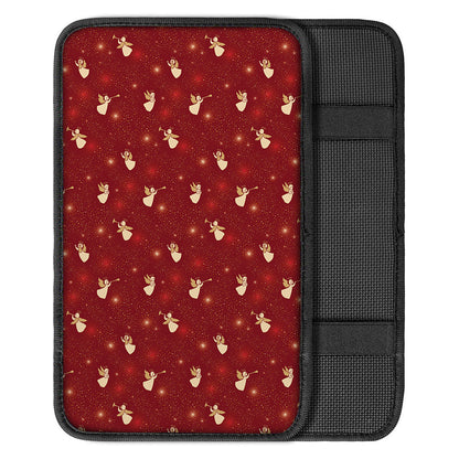 Christmas Angel Pattern Print Car Center Console Cover