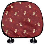 Christmas Angel Pattern Print Car Headrest Covers