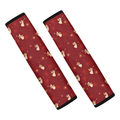Christmas Angel Pattern Print Car Seat Belt Covers