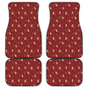 Christmas Angel Pattern Print Front and Back Car Floor Mats