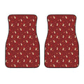 Christmas Angel Pattern Print Front Car Floor Mats