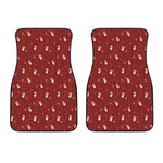 Christmas Angel Pattern Print Front Car Floor Mats