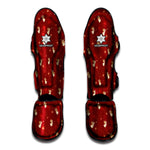 Christmas Angel Pattern Print Muay Thai Shin Guard