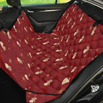 Christmas Angel Pattern Print Pet Car Back Seat Cover