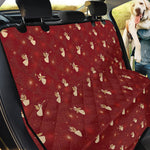 Christmas Angel Pattern Print Pet Car Back Seat Cover