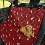 Christmas Angel Pattern Print Pet Car Back Seat Cover