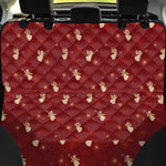 Christmas Angel Pattern Print Pet Car Back Seat Cover