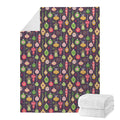 Christmas Baubles Pattern Print Blanket