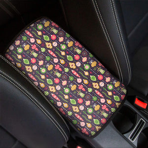 Christmas Baubles Pattern Print Car Center Console Cover