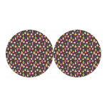 Christmas Baubles Pattern Print Car Coasters