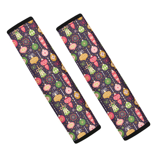 Christmas Baubles Pattern Print Car Seat Belt Covers