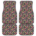 Christmas Baubles Pattern Print Front and Back Car Floor Mats