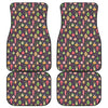 Christmas Baubles Pattern Print Front and Back Car Floor Mats