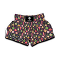 Christmas Baubles Pattern Print Muay Thai Boxing Shorts