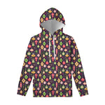 Christmas Baubles Pattern Print Pullover Hoodie