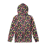 Christmas Baubles Pattern Print Pullover Hoodie