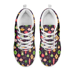 Christmas Baubles Pattern Print White Sneakers