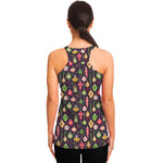 Christmas Baubles Pattern Print Women's Racerback Tank Top