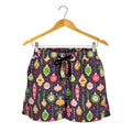 Christmas Baubles Pattern Print Women's Shorts