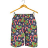 Christmas Berry And Candy Pattern Print Men's Shorts