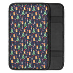 Christmas Boston Terrier And Corgi Print Car Center Console Cover