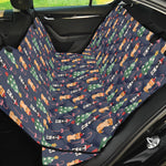 Christmas Boston Terrier And Corgi Print Pet Car Back Seat Cover
