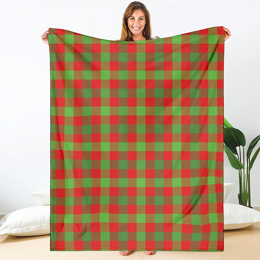 Christmas Buffalo Plaid Print Blanket