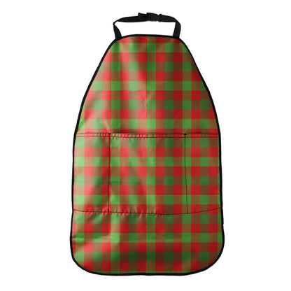 Christmas Buffalo Plaid Print Car Seat Organizers