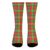 Christmas Buffalo Plaid Print Crew Socks