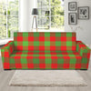 Christmas Buffalo Plaid Print Sofa Slipcover