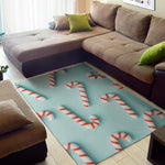 Christmas Candy Candies Pattern Print Area Rug