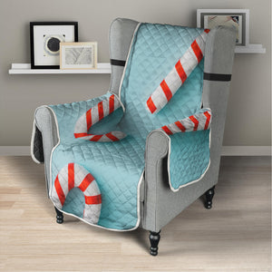 Christmas Candy Candies Pattern Print Armchair Protector