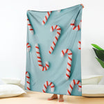 Christmas Candy Candies Pattern Print Blanket