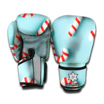 Christmas Candy Candies Pattern Print Boxing Gloves