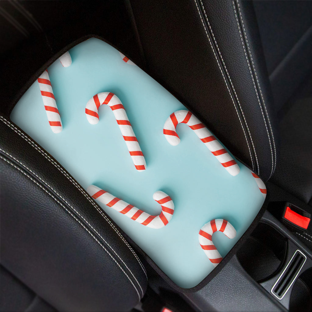 Christmas Candy Candies Pattern Print Car Center Console Cover