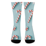 Christmas Candy Candies Pattern Print Crew Socks